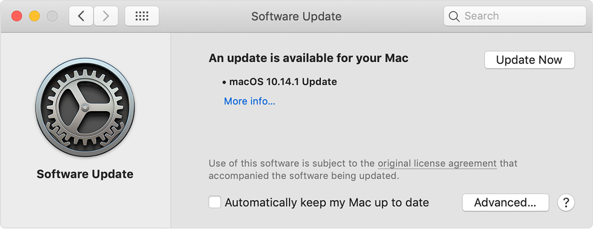 new apple update for mac